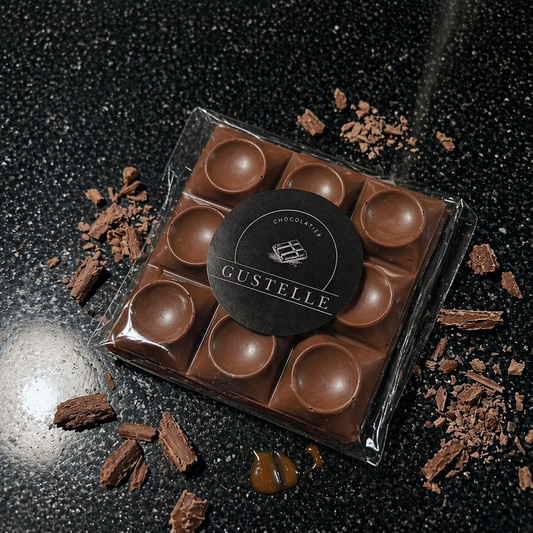 Gustelle Milk Chocolate Tablet with Caramel - 50g