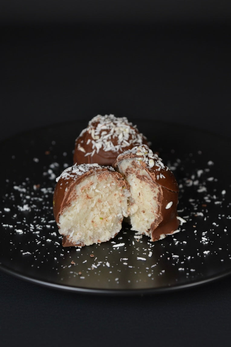 Artisan Coconut Truffles- Velvet Milk Chocolate & Creamy Coconut Paste (100g)